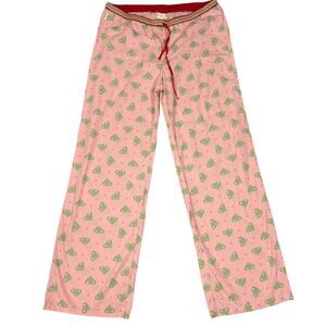 Y2K Hollister Co Womens Size M Cali Love Heart Print Lounge Pants PJs